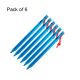 Pack of 6 x CL622 alloy tent pegs